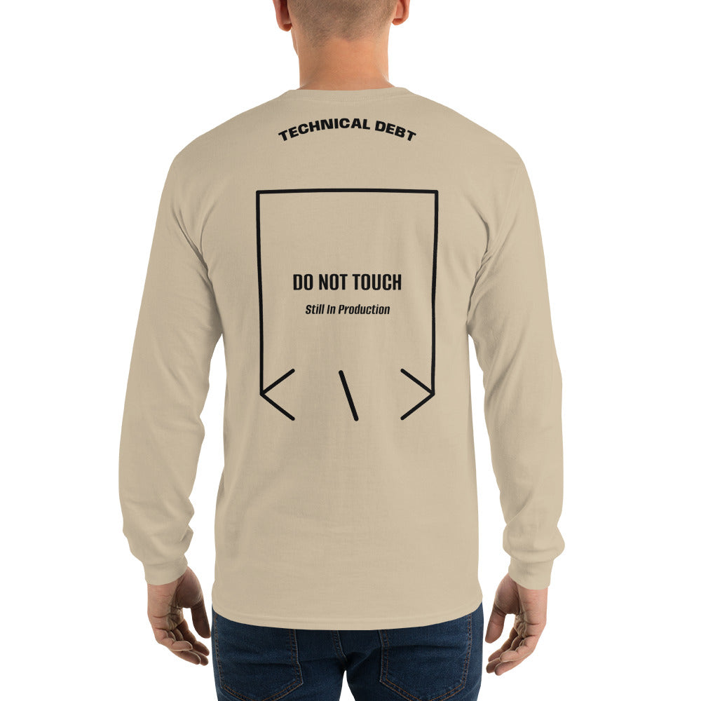 Do Not Touch — Sand Black back mockup