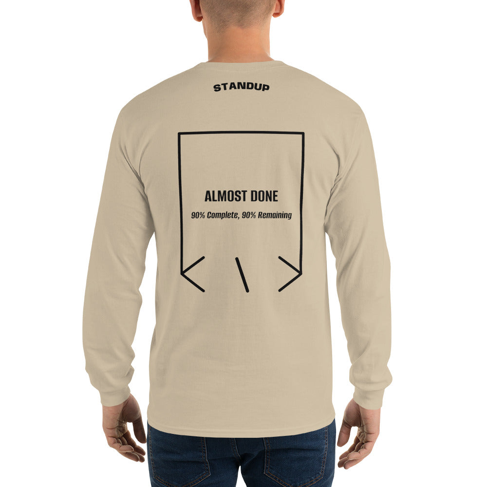 Almost Done — Sand Black back mockup