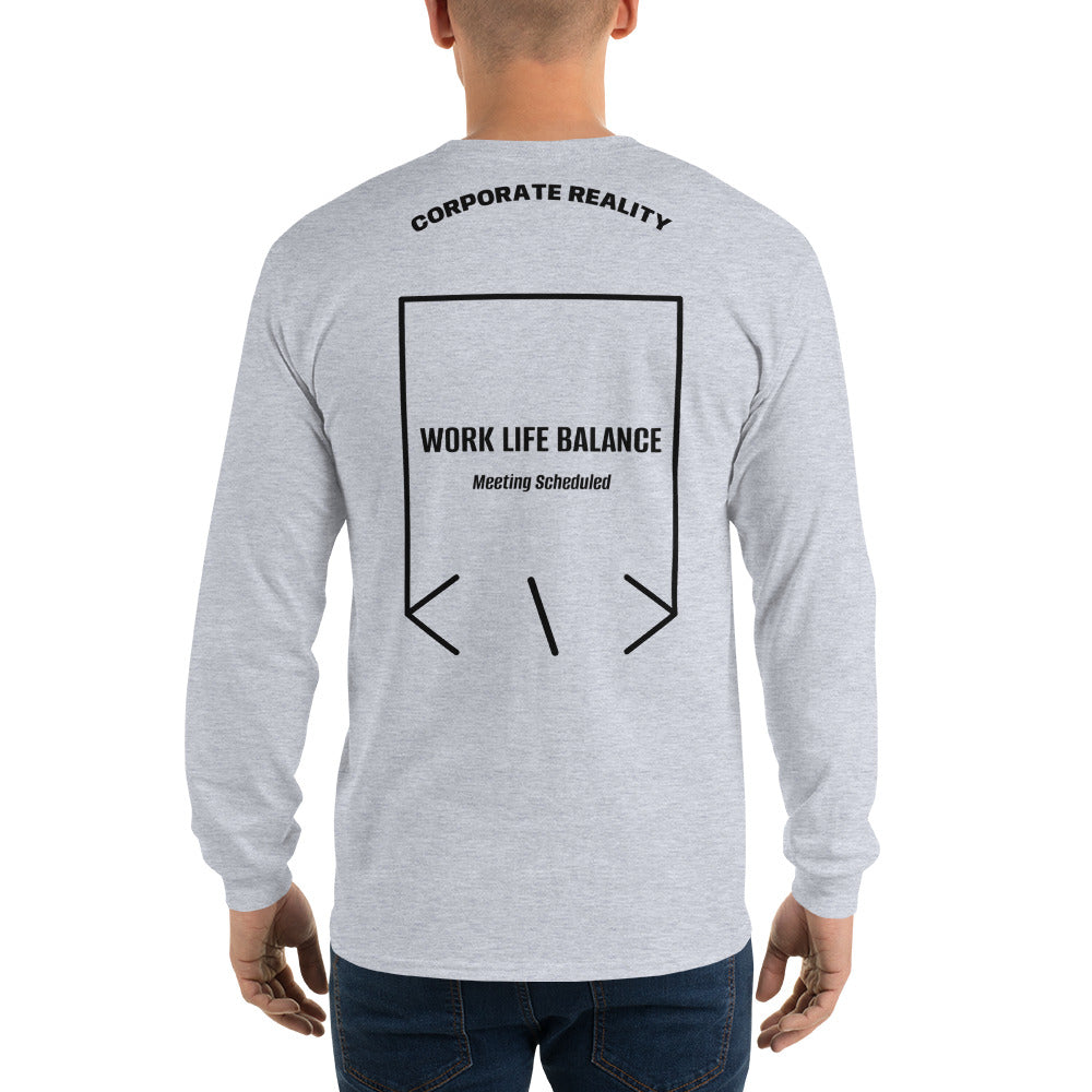 Work Life Balance — Sport Grey Black back mockup