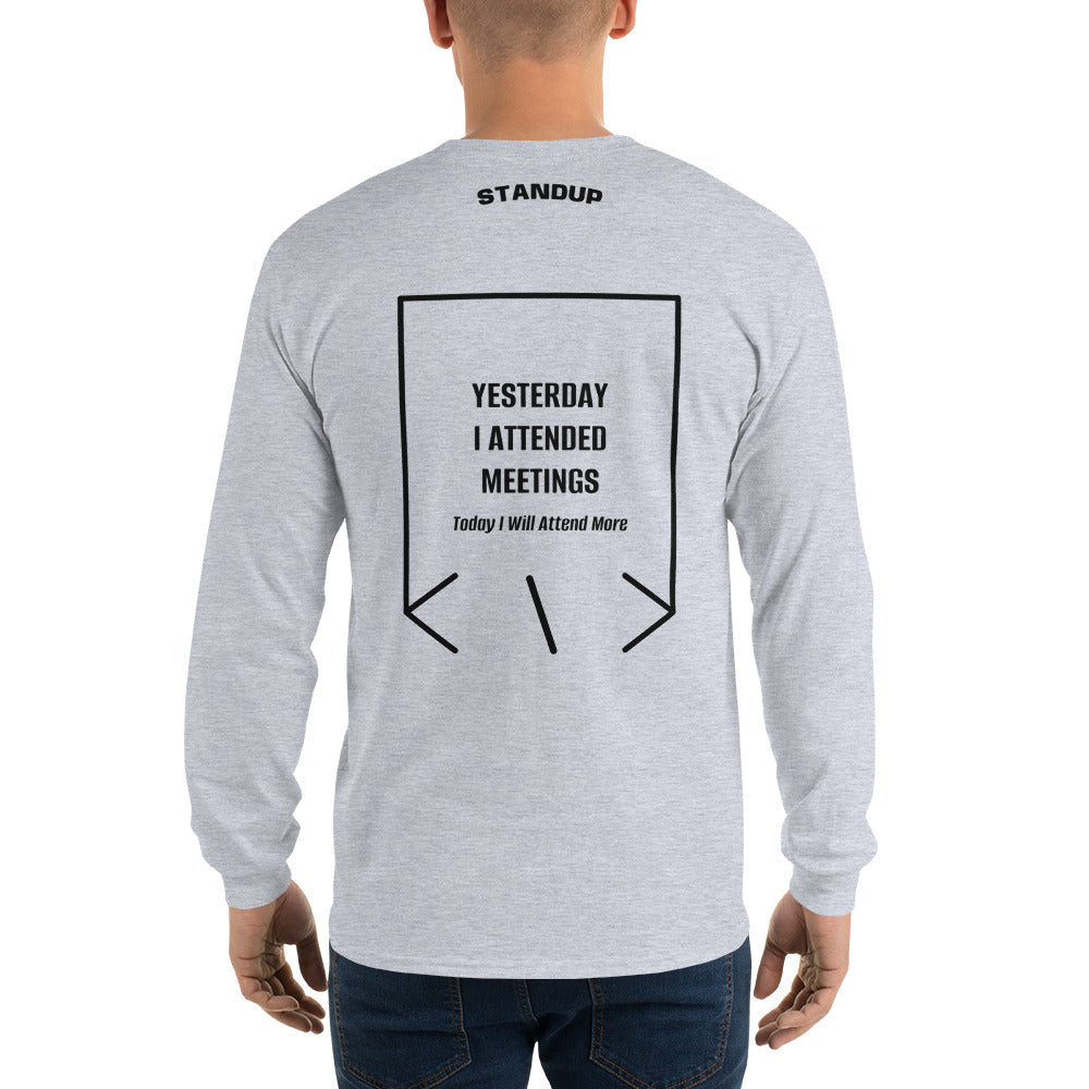 Yesterday I Attended Meetings — secondary back mockup
