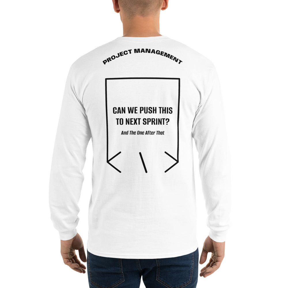 Can We Push This To Next Sprint? — White Black back mockup