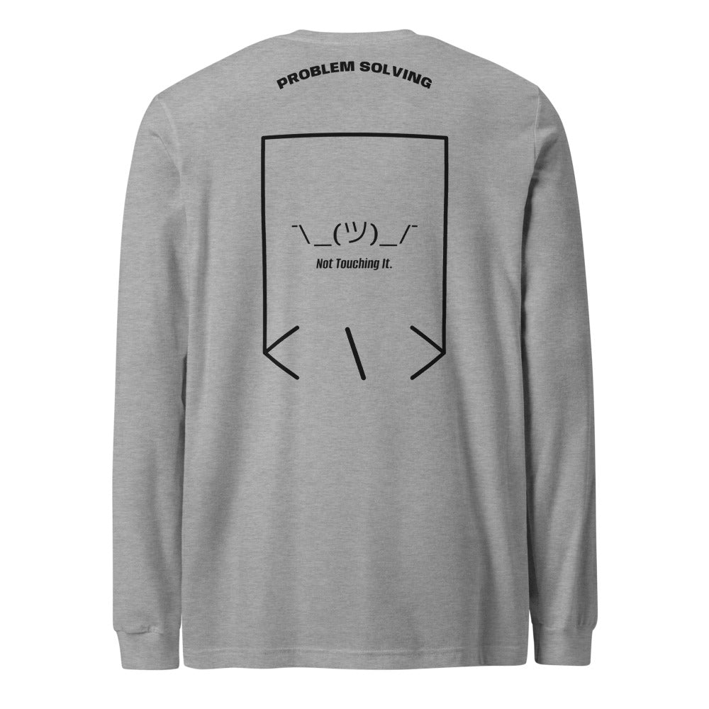 ¯\_(ツ)_/¯ — Athletic Heather Black back mockup