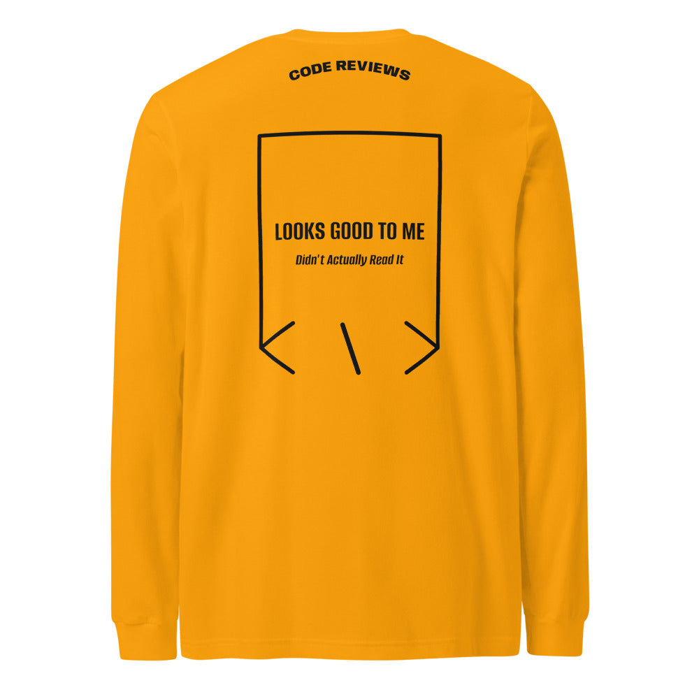 Looks Good To Me — Gold Black back mockup