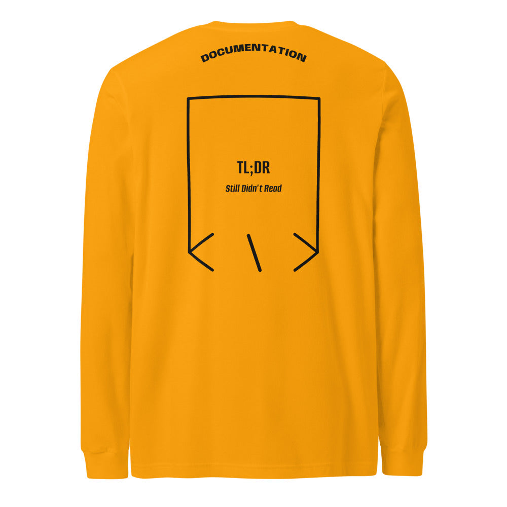 TL;DR — Gold Black back mockup