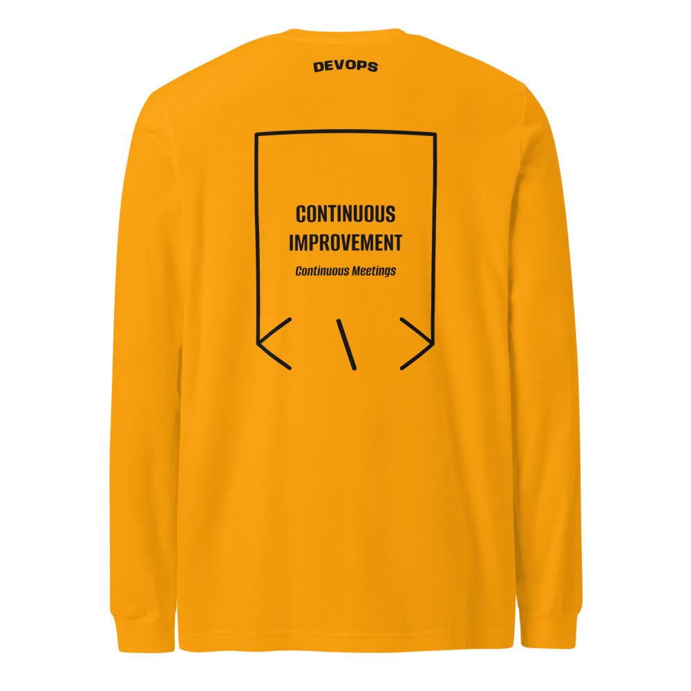 Continuous Improvement — Gold Black back mockup