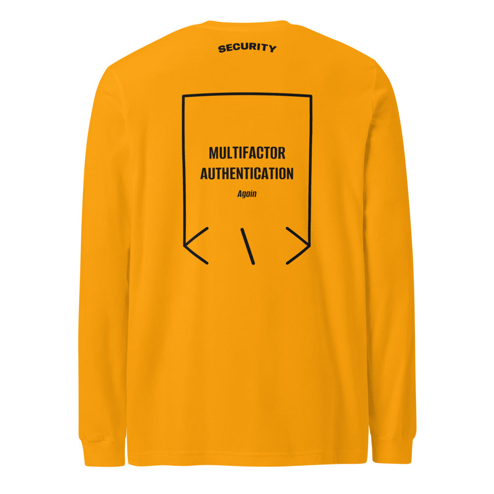 Multifactor Authentication — Gold Black back mockup