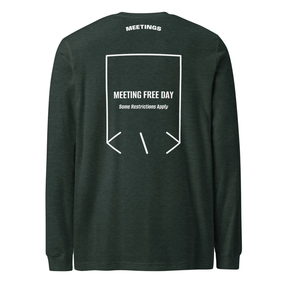 Meeting Free Day — secondary back mockup