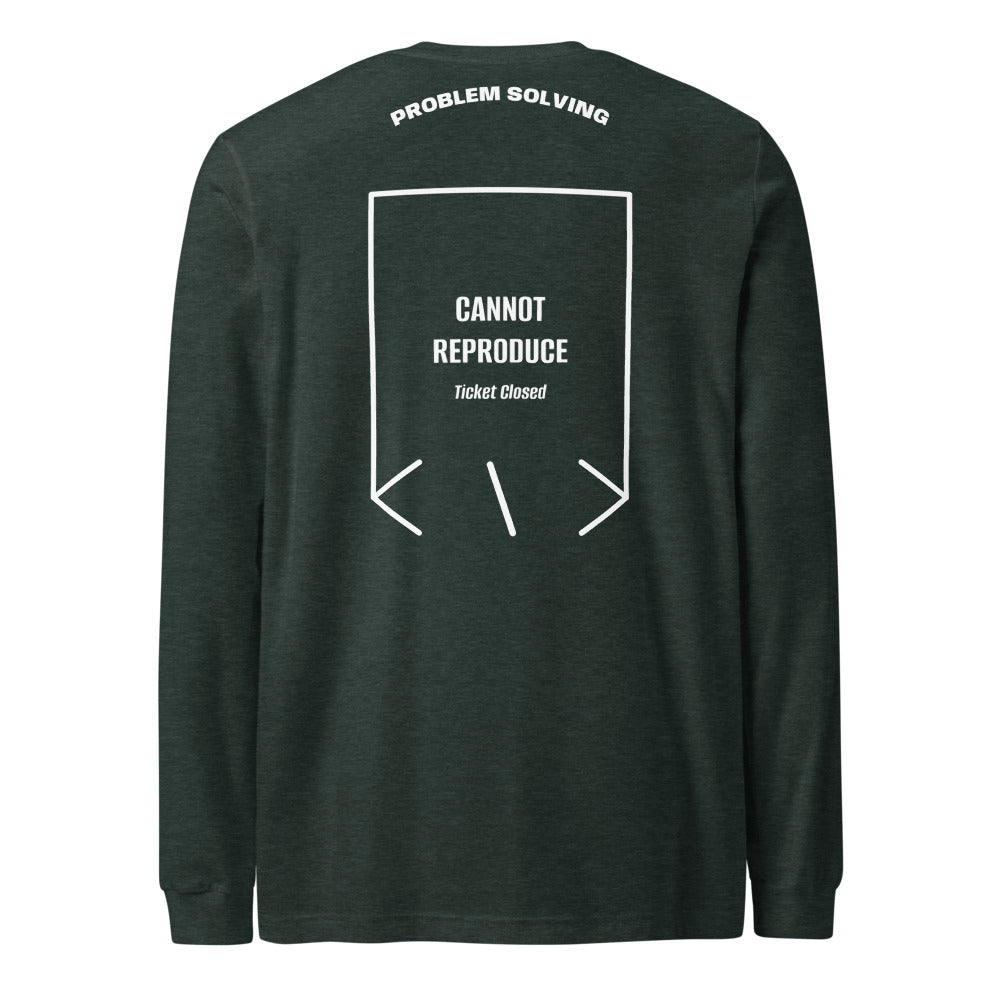 Cannot Reproduce — Heather Forest White back mockup