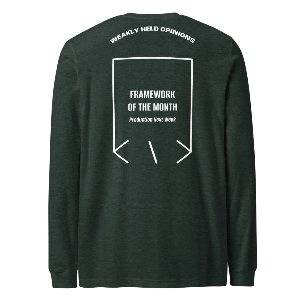 Framework Of The Month — Heather Forest White back mockup