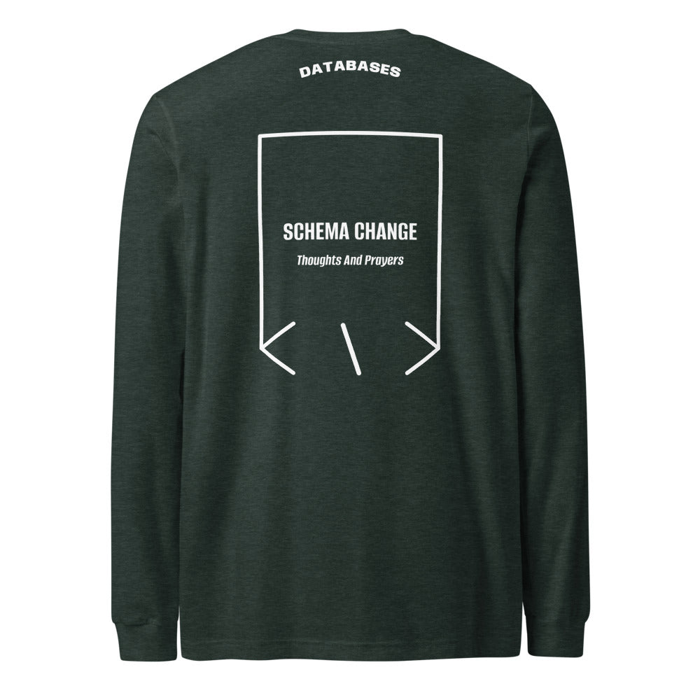 Schema Change — Heather Forest White back mockup
