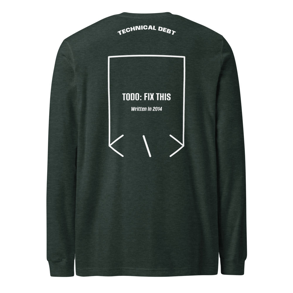 TODO: Fix This — Heather Forest White back mockup