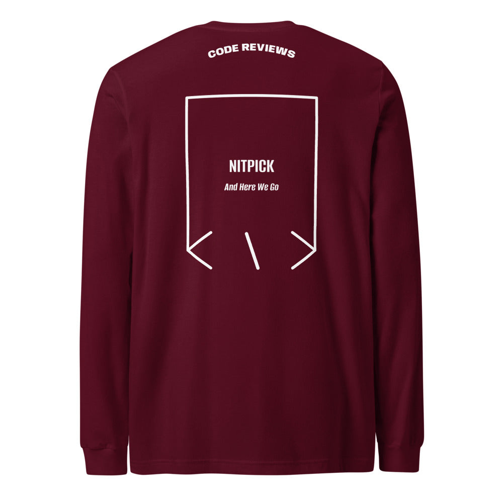 Nitpick — Maroon White back mockup