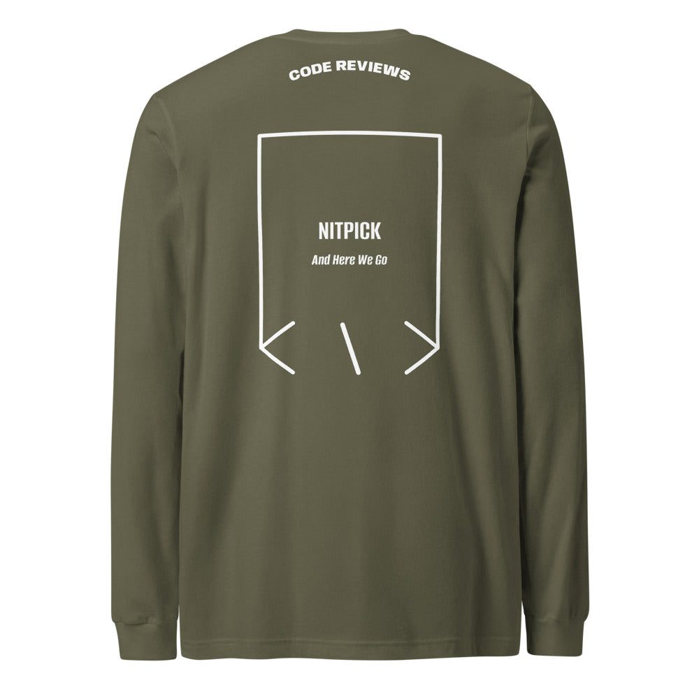 Nitpick — Military Green White back mockup