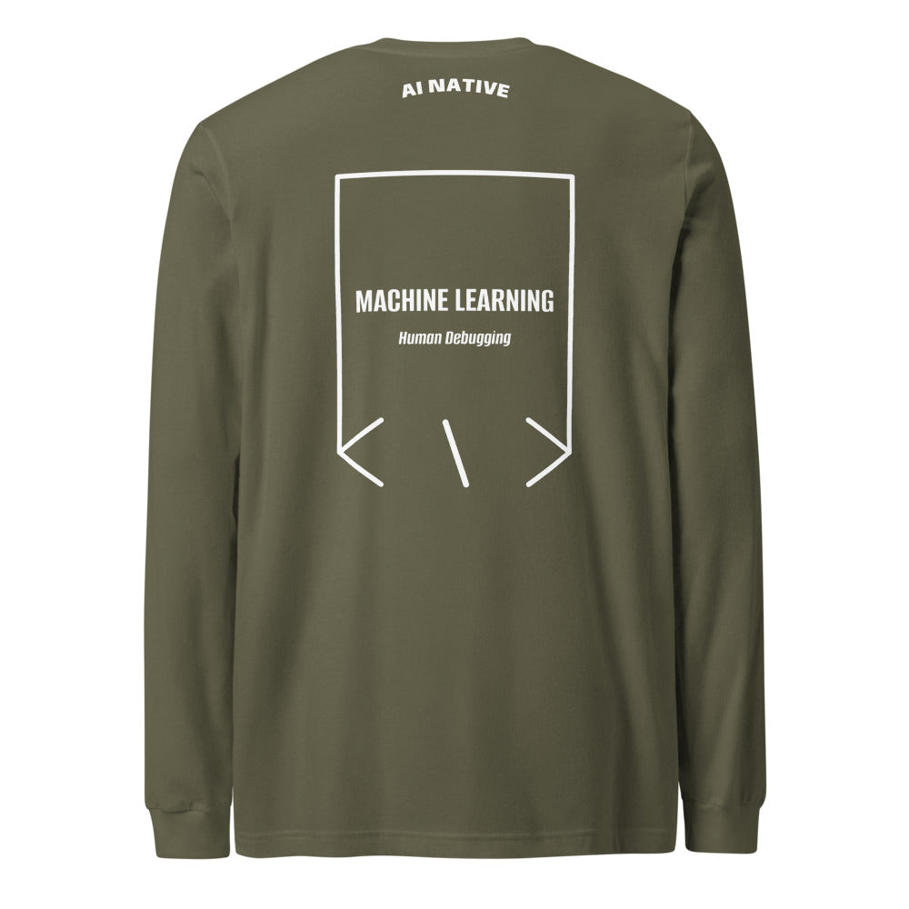 Machine Learning — Military Green White back mockup