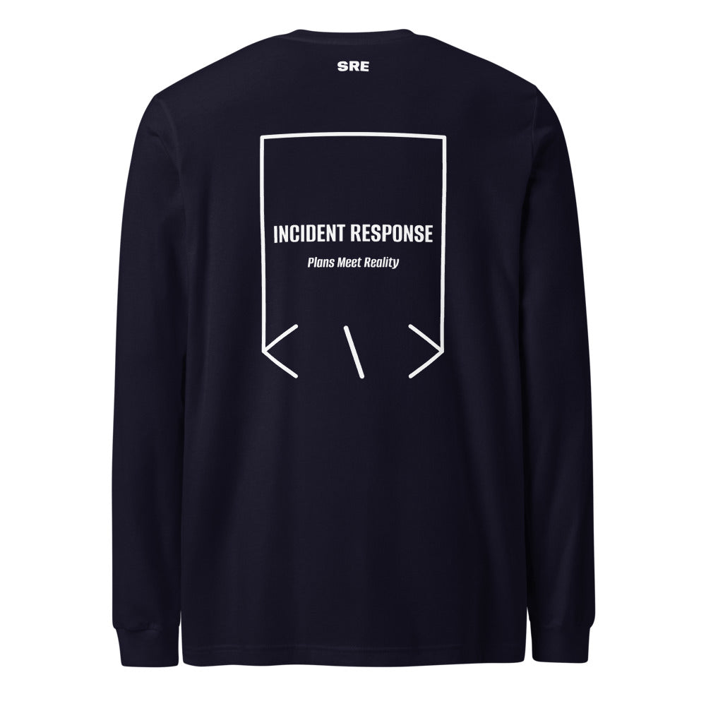 Incident Response — Navy White back mockup