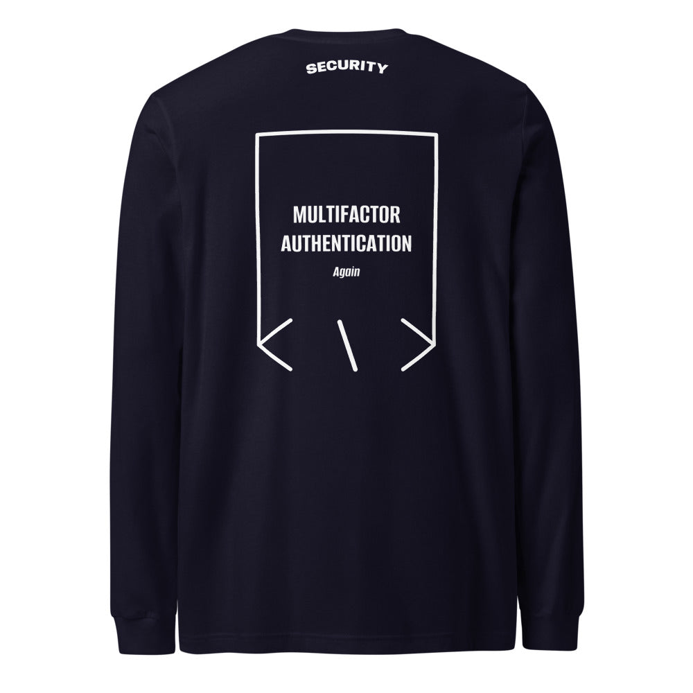 Multifactor Authentication — Navy White back mockup