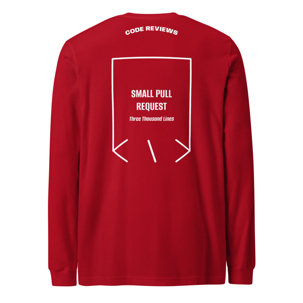 Small Pull Request — Red White back mockup