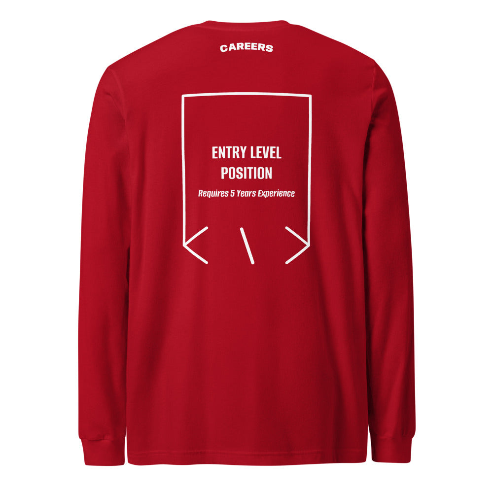 Entry Level Position — Red White back mockup