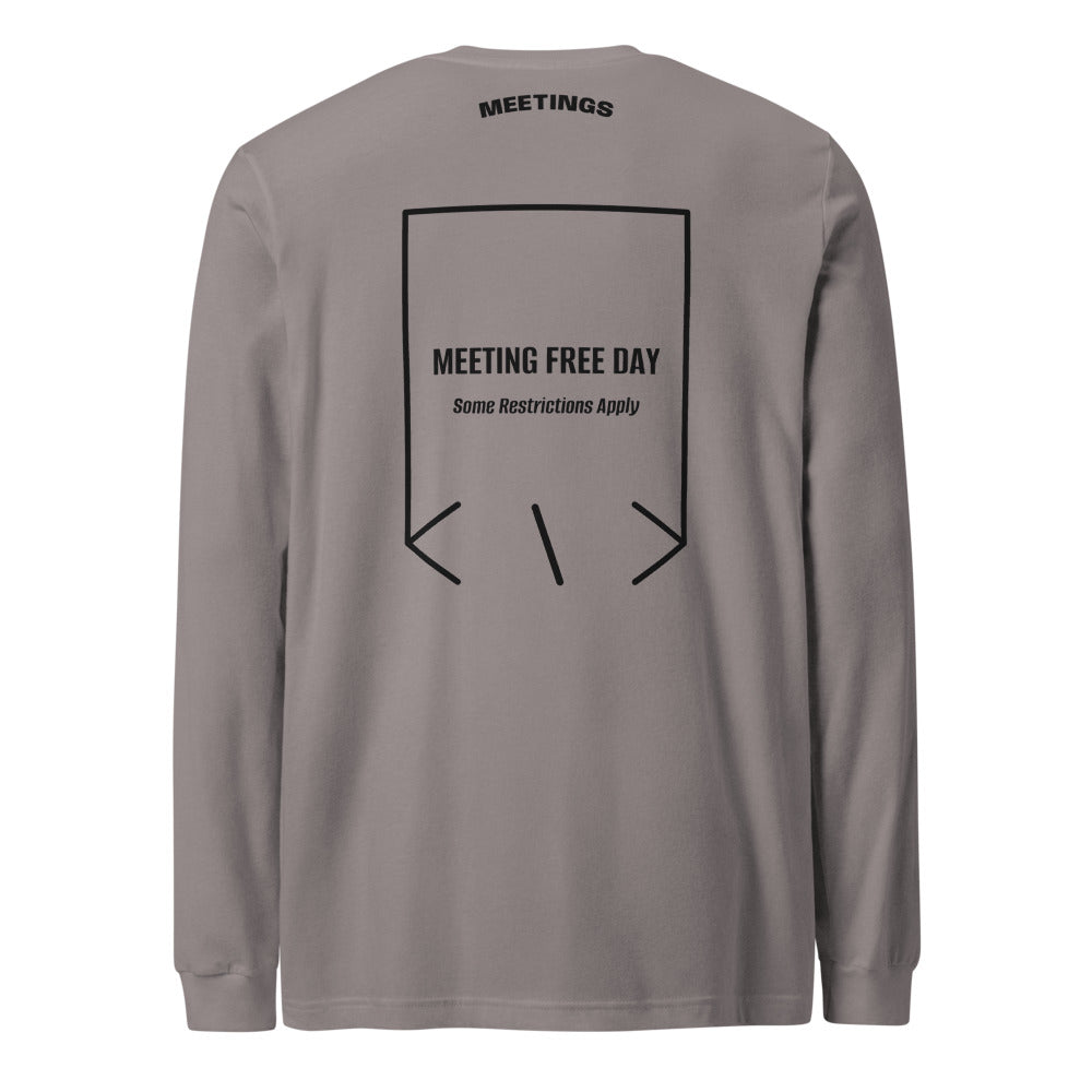 Meeting Free Day — Storm Black back mockup