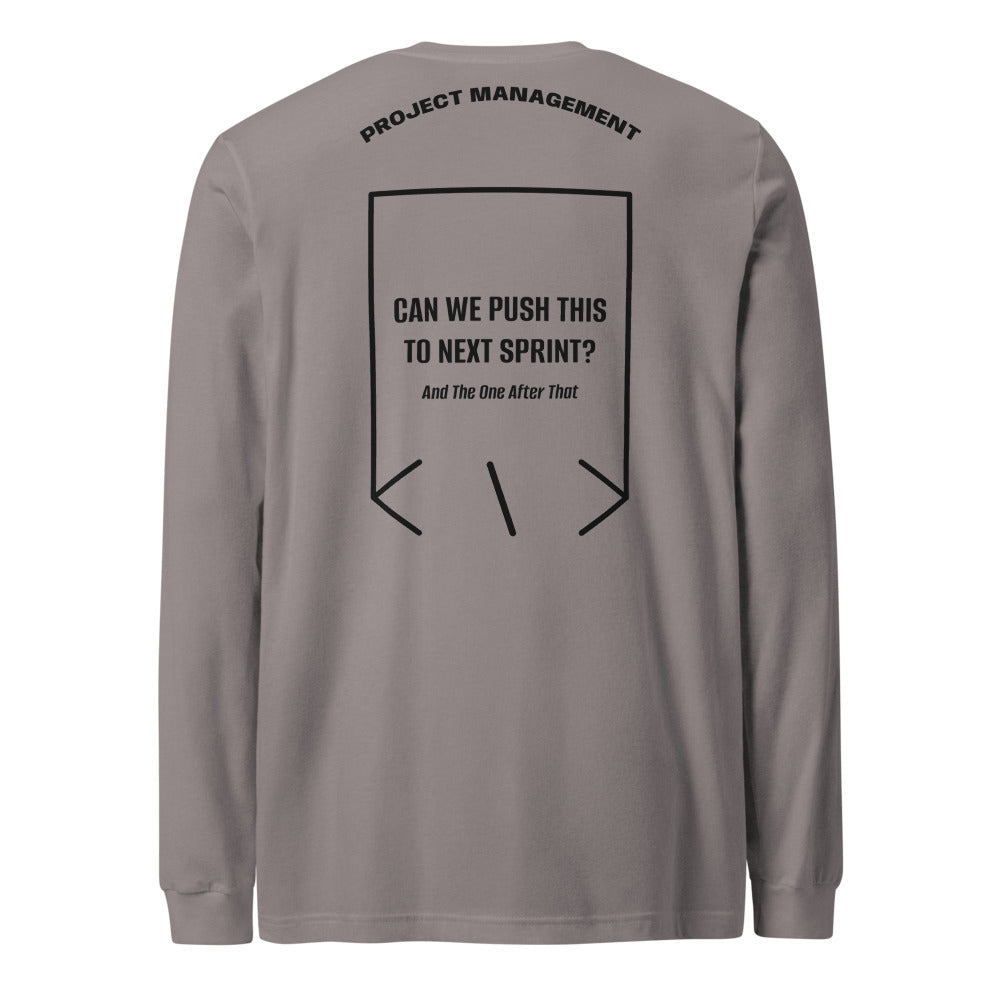 Can We Push This To Next Sprint? — secondary back mockup