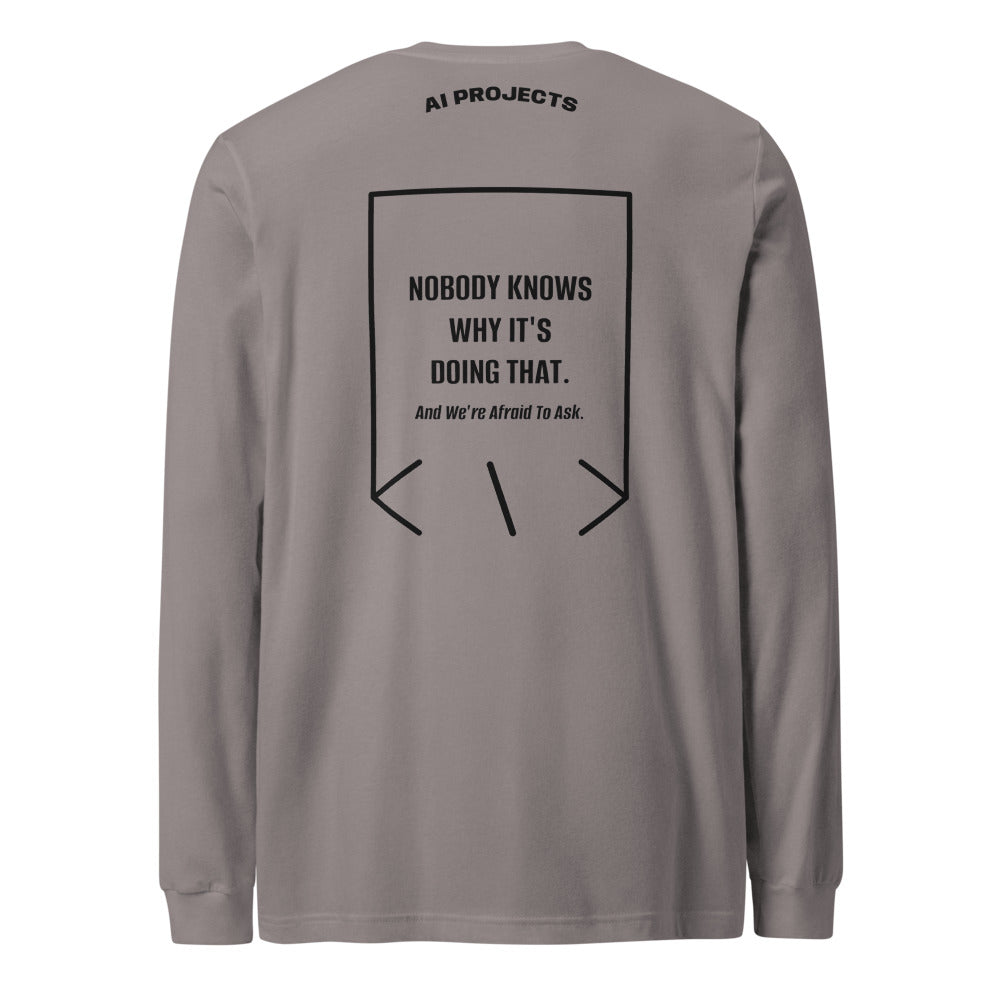 Nobody Knows Why It's Doing That. — Storm Black back mockup