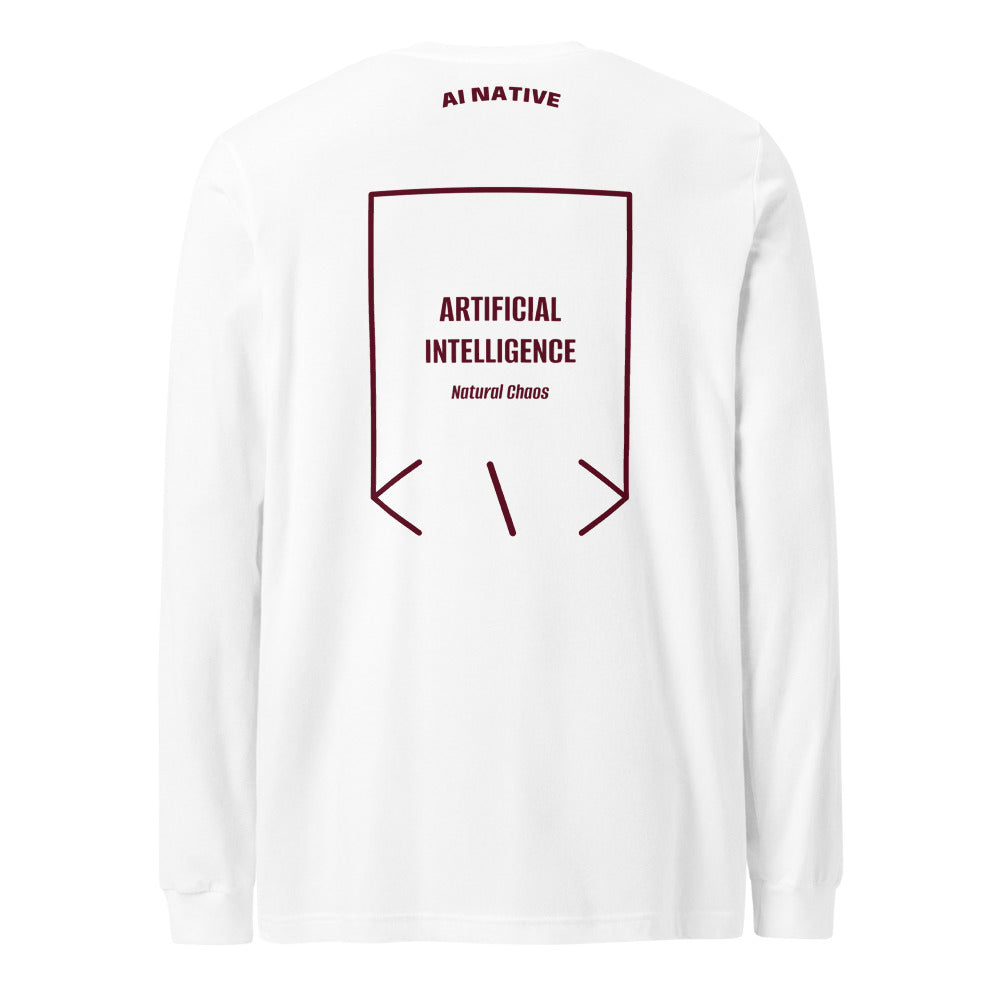Artificial Intelligence — White Maroon back mockup