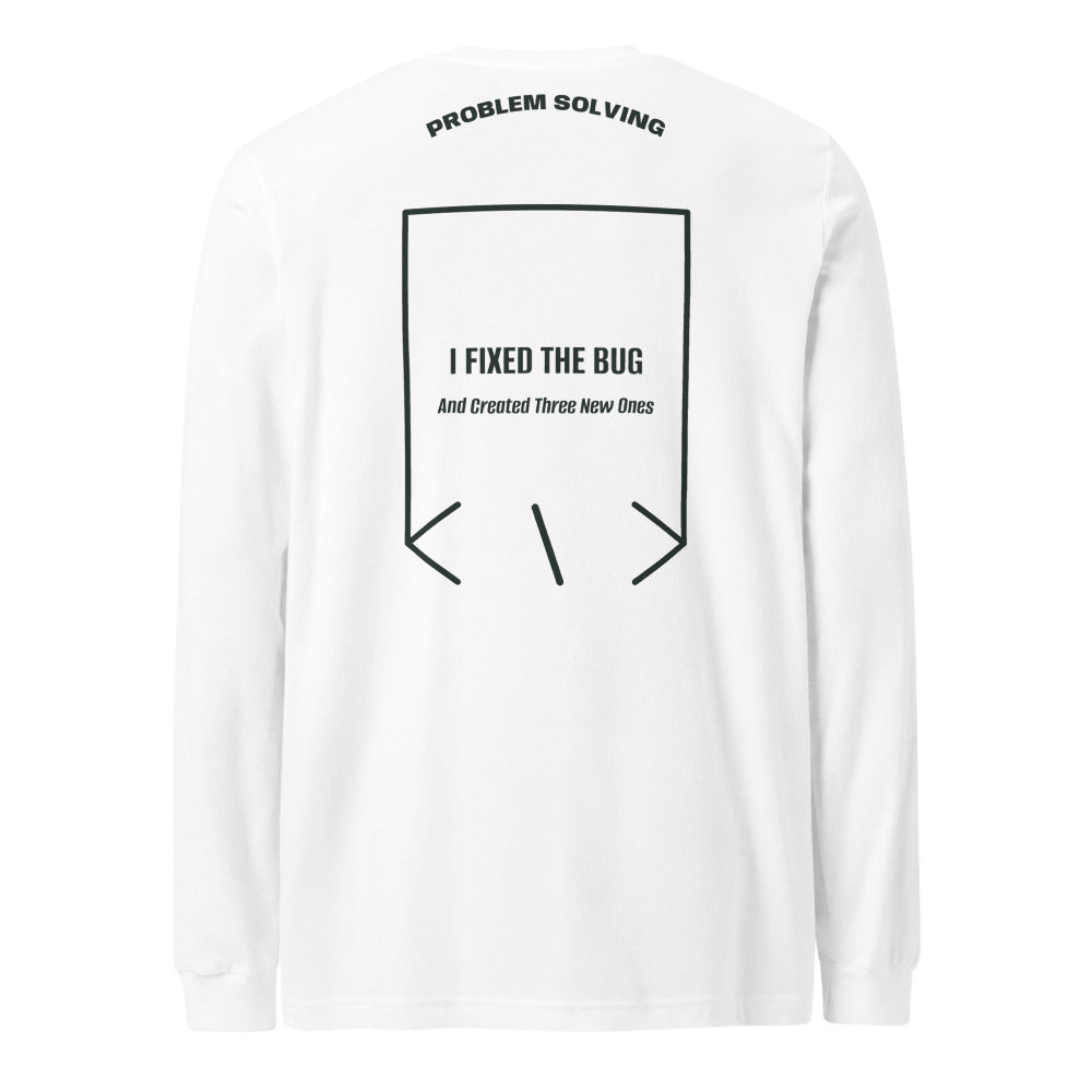 I Fixed The Bug — White Heather Forest back mockup