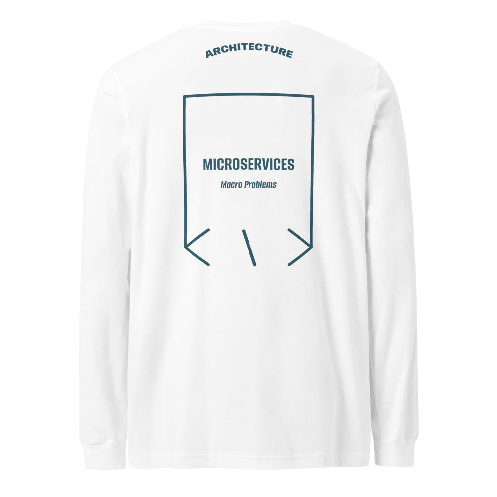 Microservices — White Heather Deep Teal back mockup