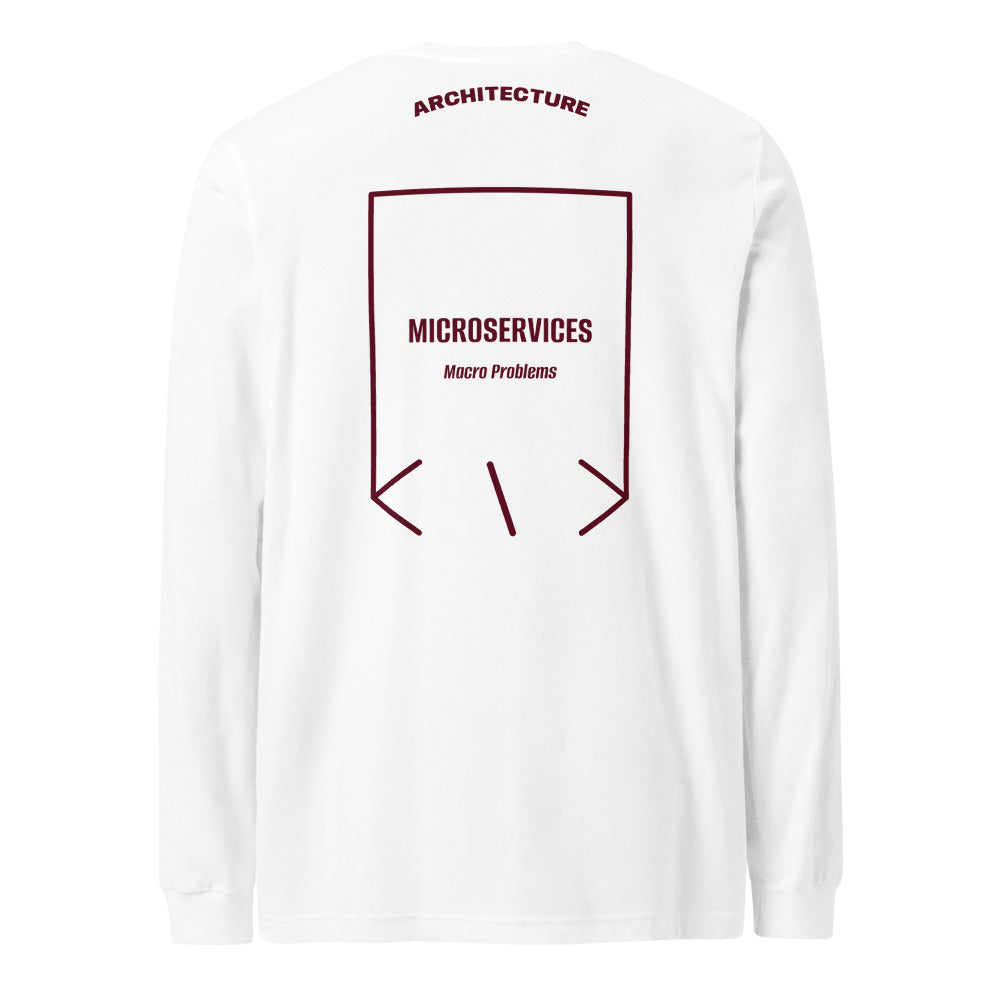 Microservices — White Maroon back mockup