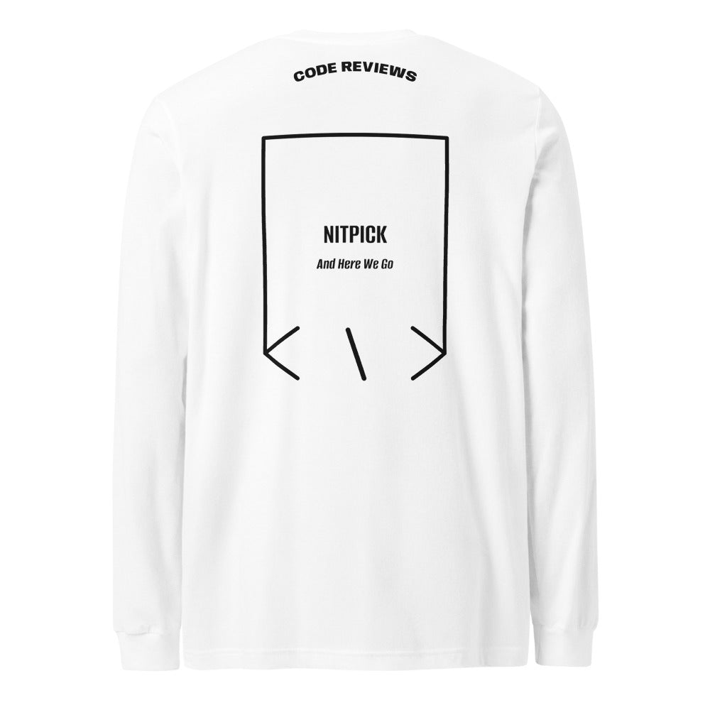 Nitpick — White Black back mockup