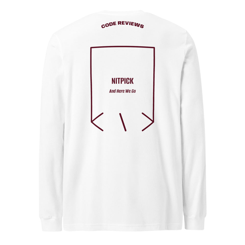 Nitpick — White Maroon back mockup
