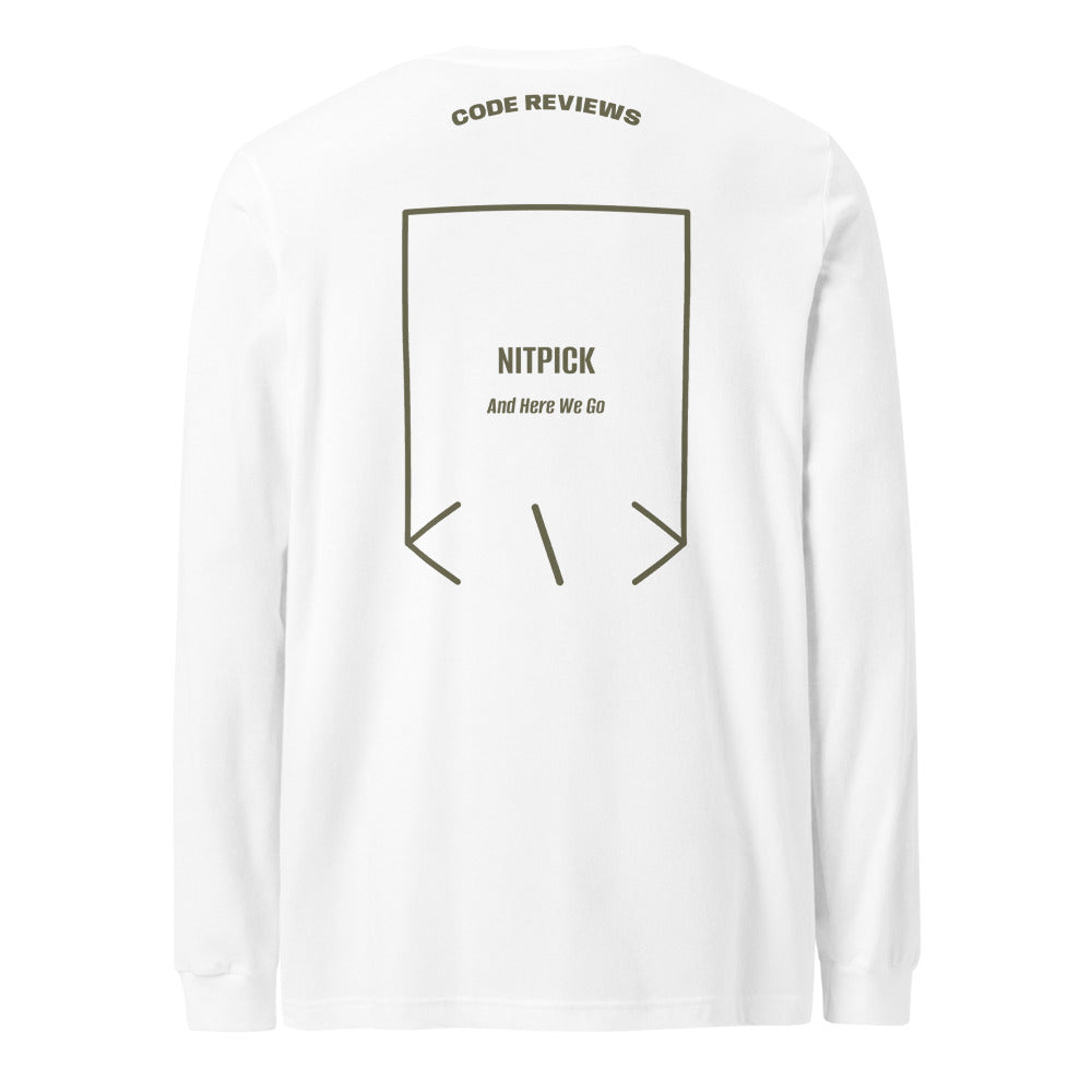Nitpick — White Military Green back mockup