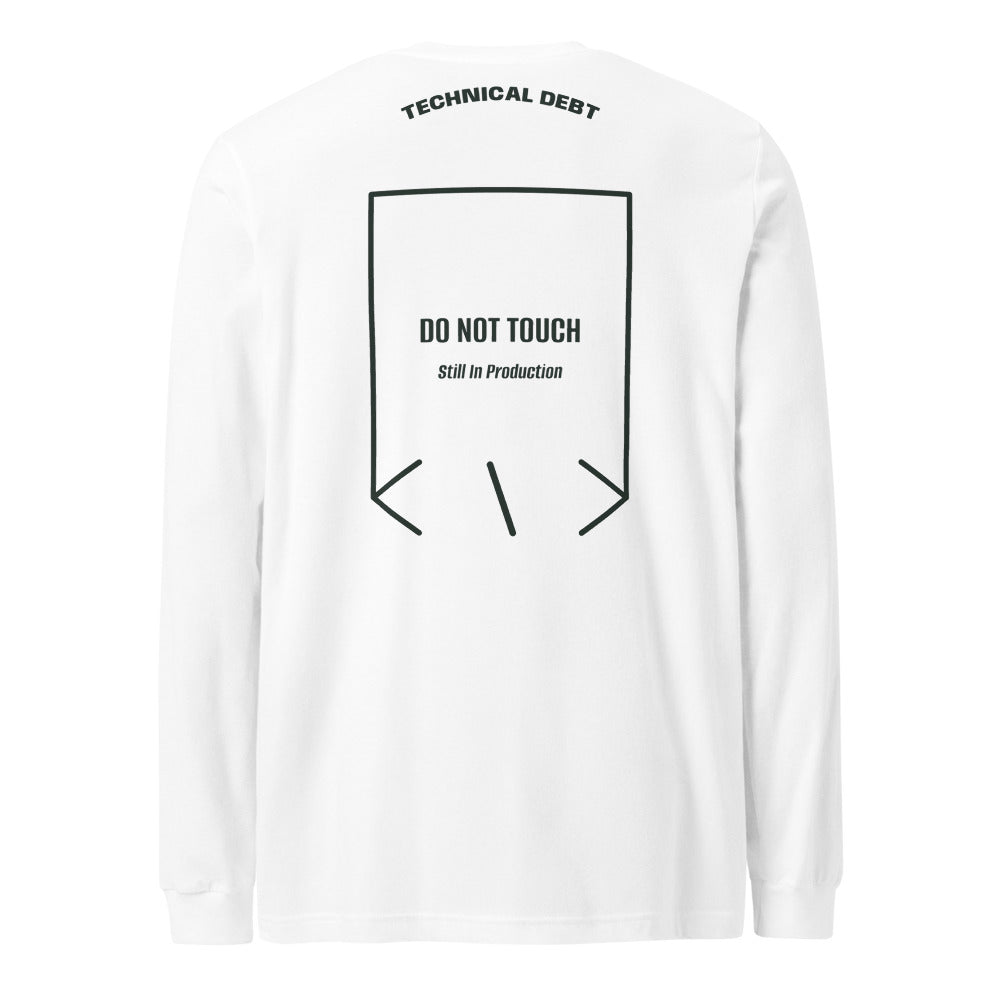 Do Not Touch — White Heather Forest back mockup