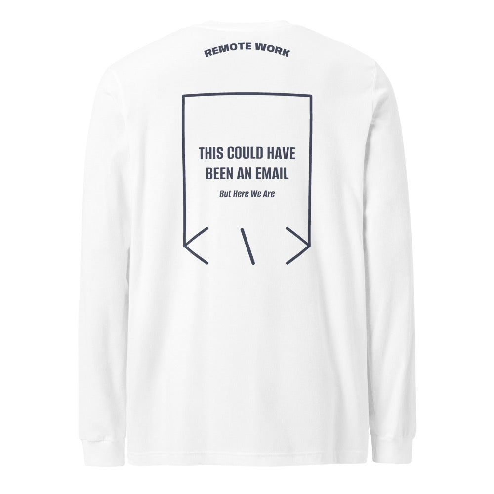 This Could Have Been An Email — White Heather Navy back mockup