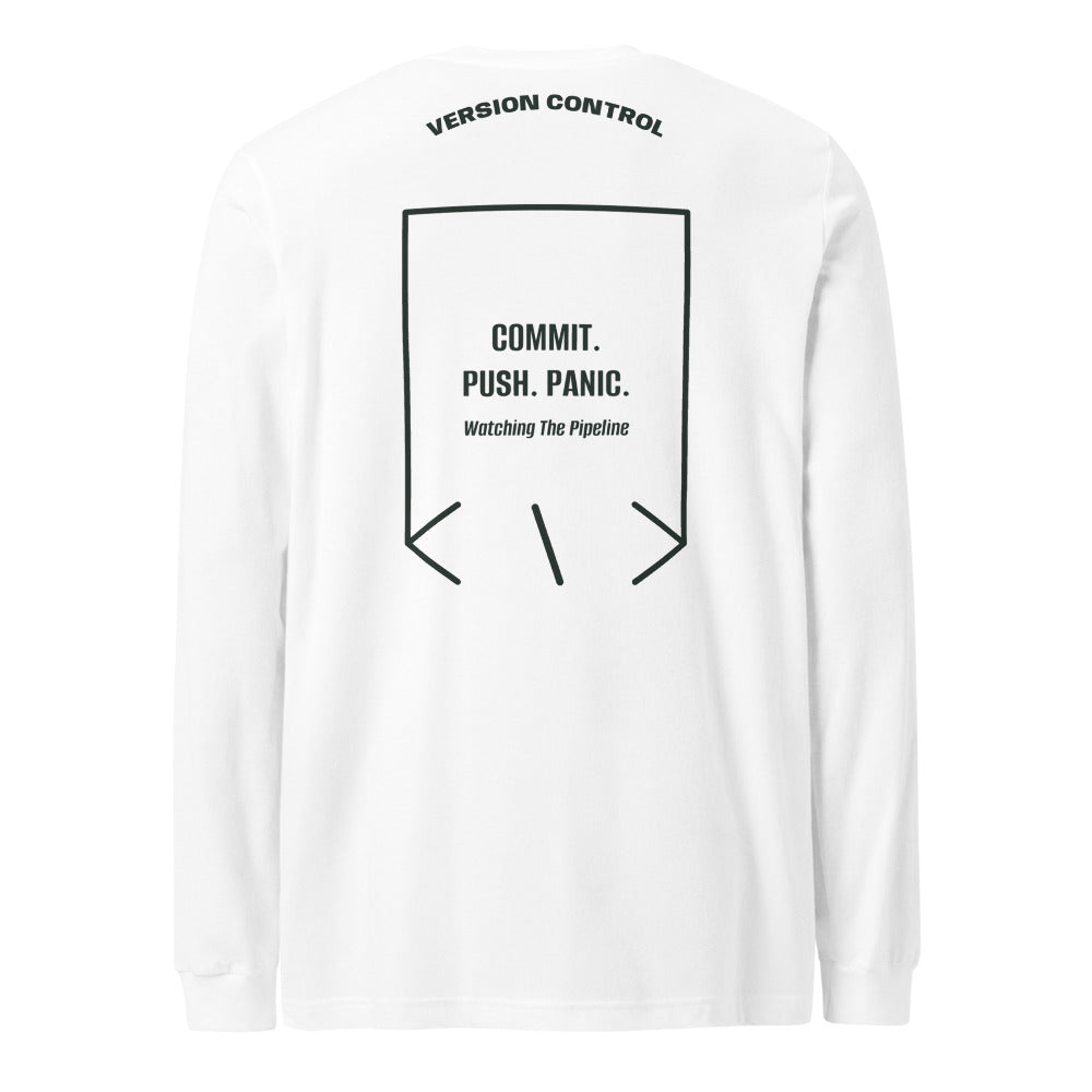 Commit. Push. Panic. — White Heather Forest back mockup