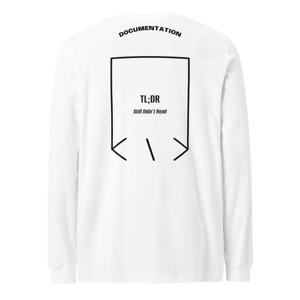 TL;DR — White Black back mockup