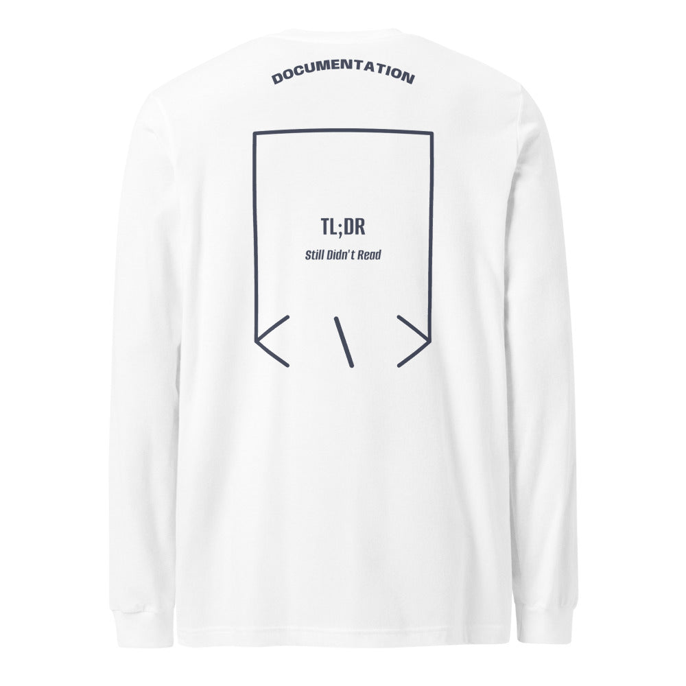 TL;DR — White Heather Navy back mockup