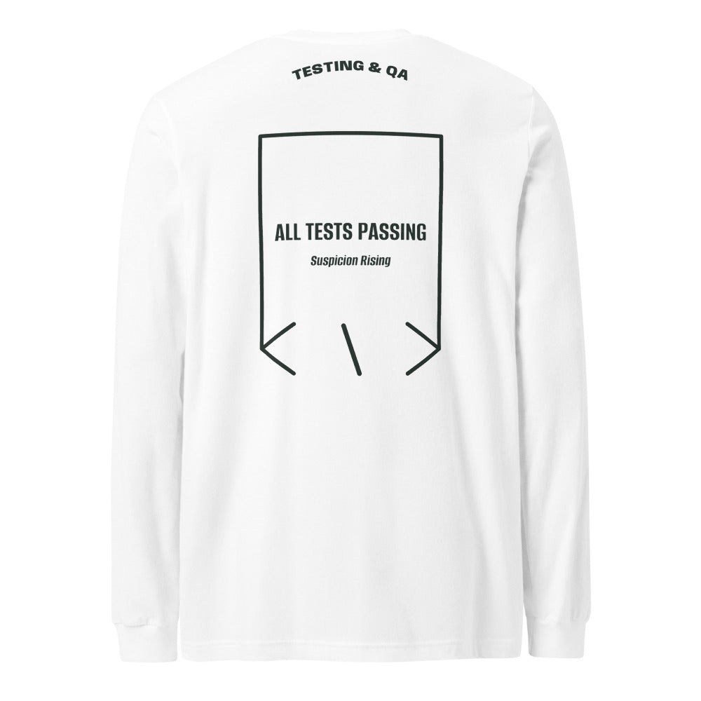 All Tests Passing — White Heather Forest back mockup