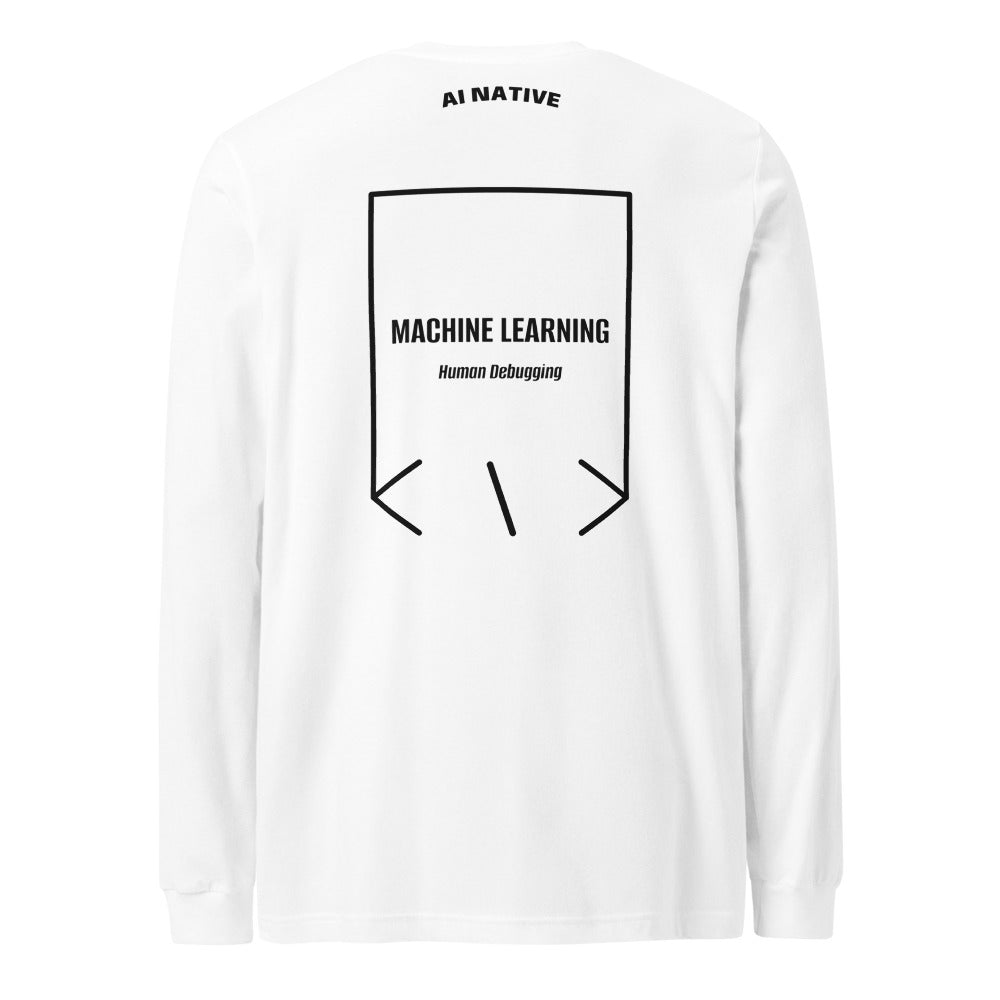 Machine Learning — White Black back mockup