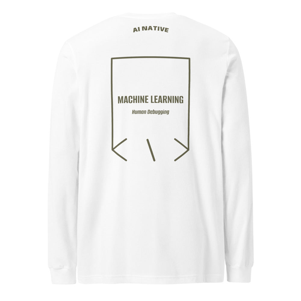 Machine Learning — White Military Green back mockup