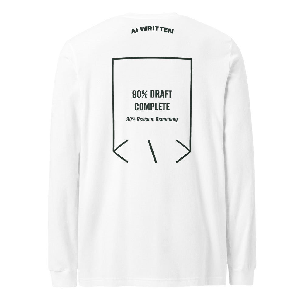 90% Draft Complete — White Heather Forest back mockup