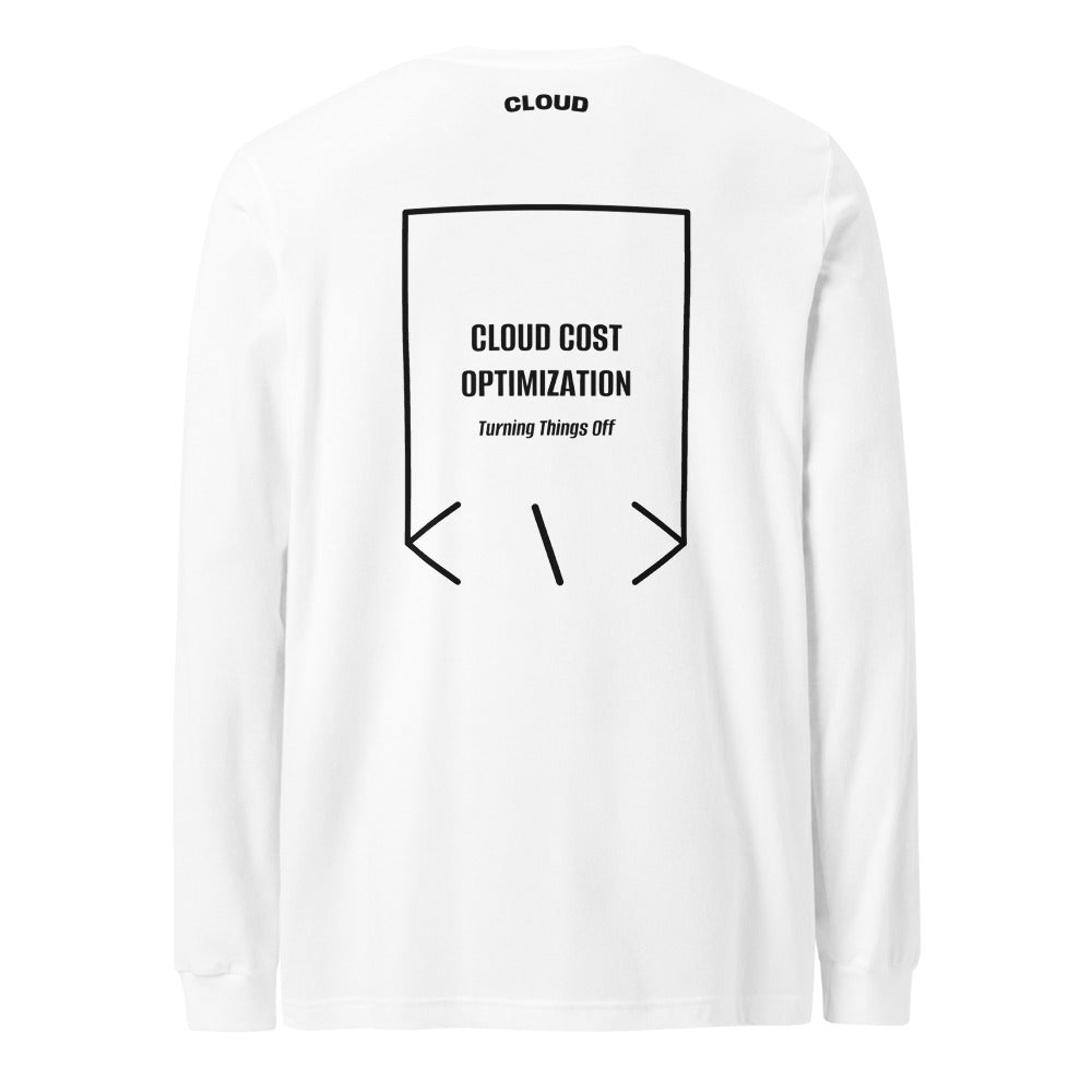 Cloud Cost Optimization — White Black back mockup
