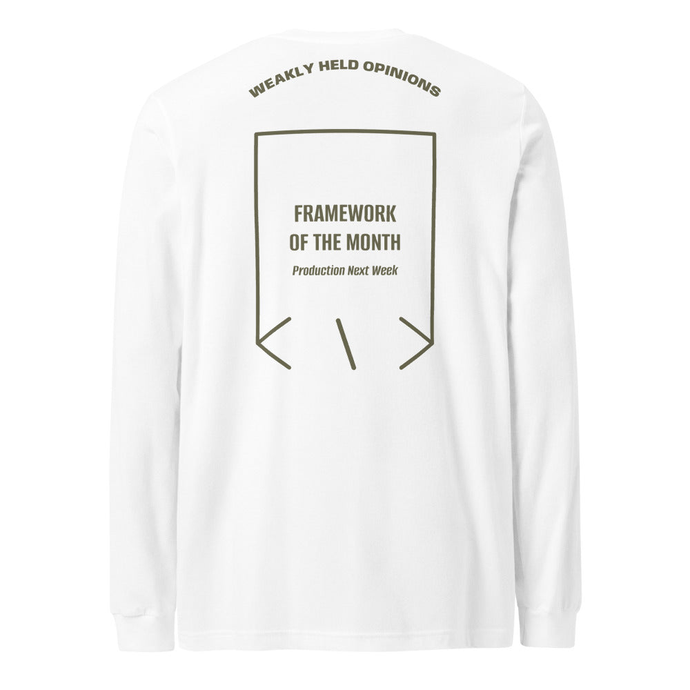 Framework Of The Month — White Military Green back mockup