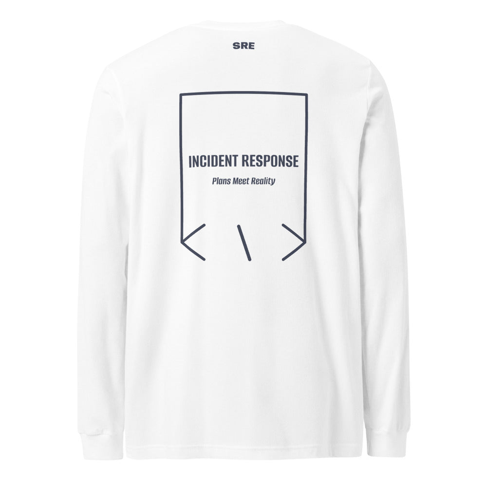 Incident Response — White Heather Navy back mockup