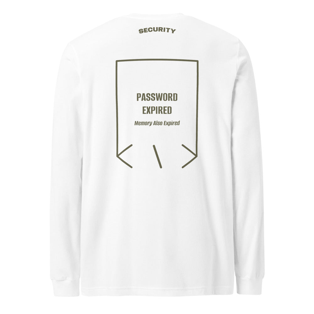 Password Expired — White Military Green back mockup