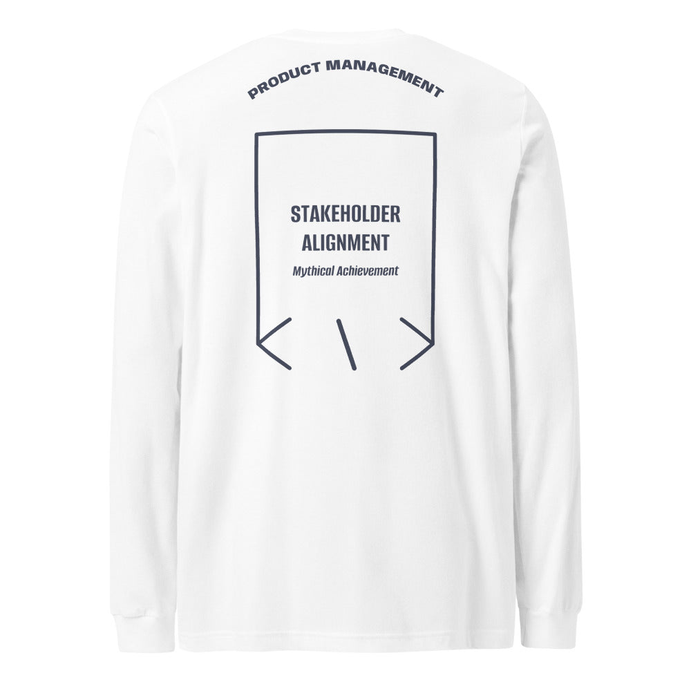 Stakeholder Alignment — White Heather Navy back mockup