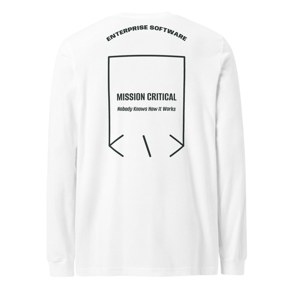 Mission Critical — White Heather Forest back mockup