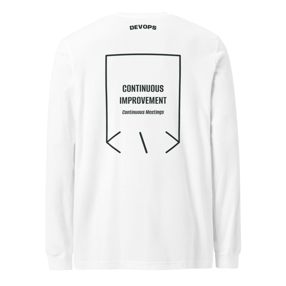 Continuous Improvement — White Heather Forest back mockup