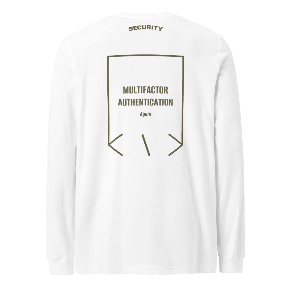 Multifactor Authentication — White Military Green back mockup