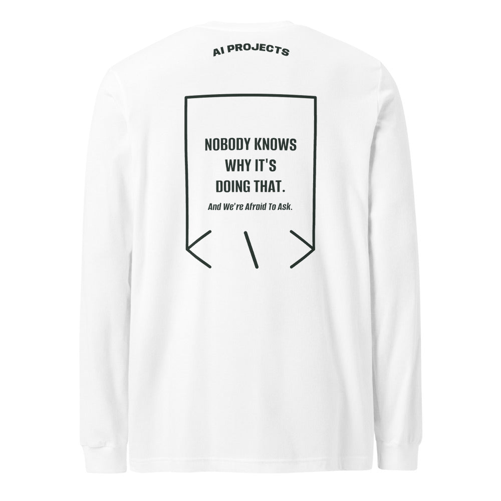 Nobody Knows Why It's Doing That. — White Heather Forest back mockup